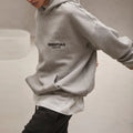 ESSENTIALS Dark Oatmeal Hoodie