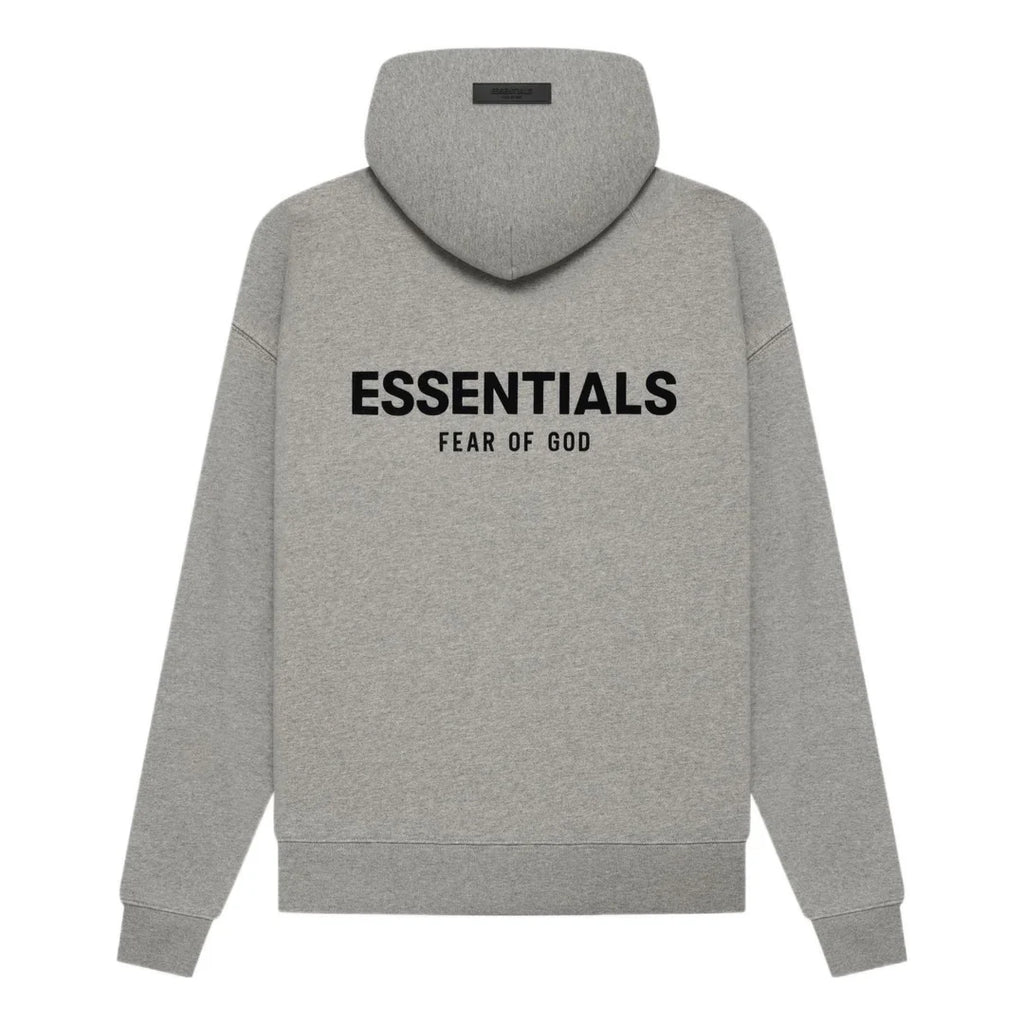 ESSENTIALS Dark Oatmeal Hoodie